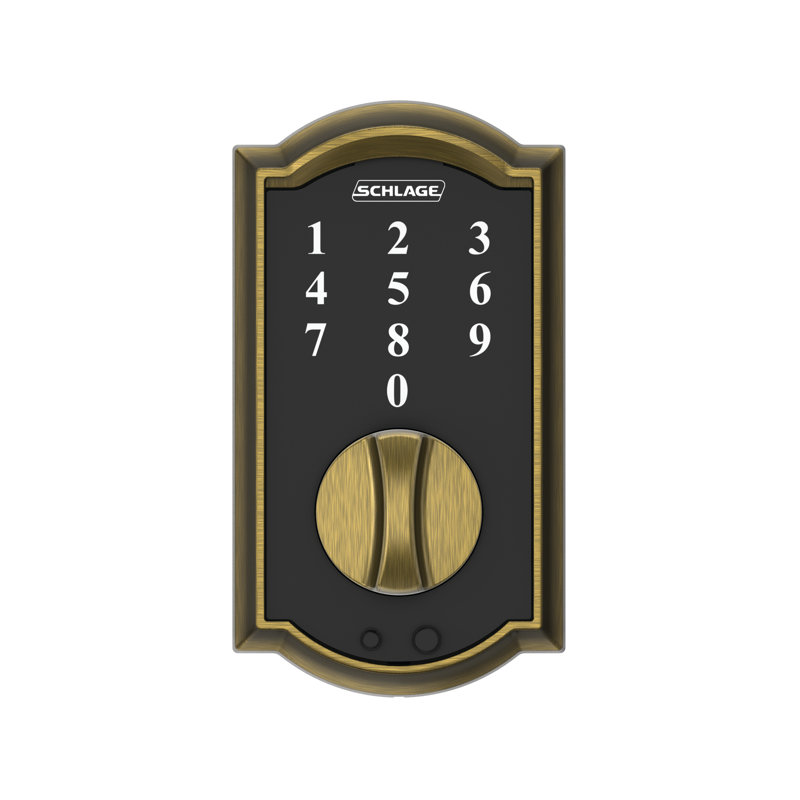 Schlage Touch Keyless Touchscreen Deadbolt with Camelot Trim & Reviews